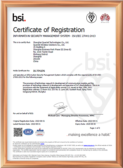 ISO/IEC 27001：信息安全管理体系